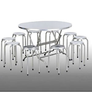 Bộ bàn ghế inox BBG 05